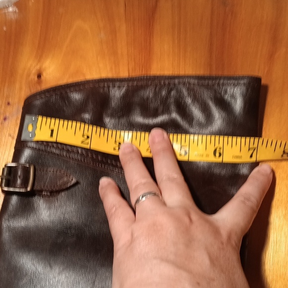 Frye Elegant Brown Leather Knee-High Boots Size 6.5 - Picture 5 of 15